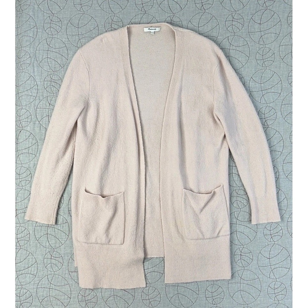 Madewell‎ Kent Cardigan Pink Oversized Open Front / Women's Small